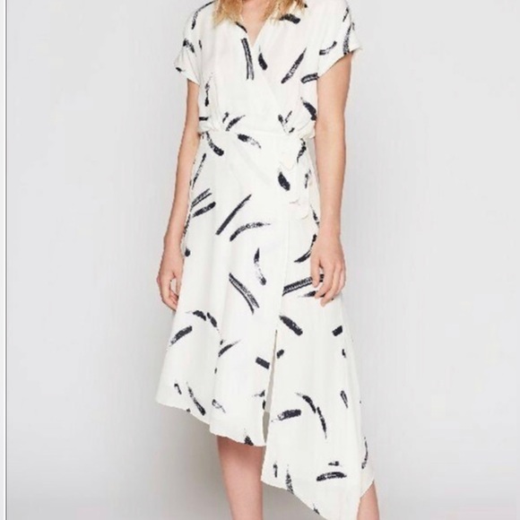 Joie Silk Wrap Dress NWOT - Picture 12 of 12